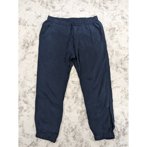 Johnny Was Womens Alice Joggers Navy Blue Size M Cupra/Rayon Lightweight - Picture 1 of 11